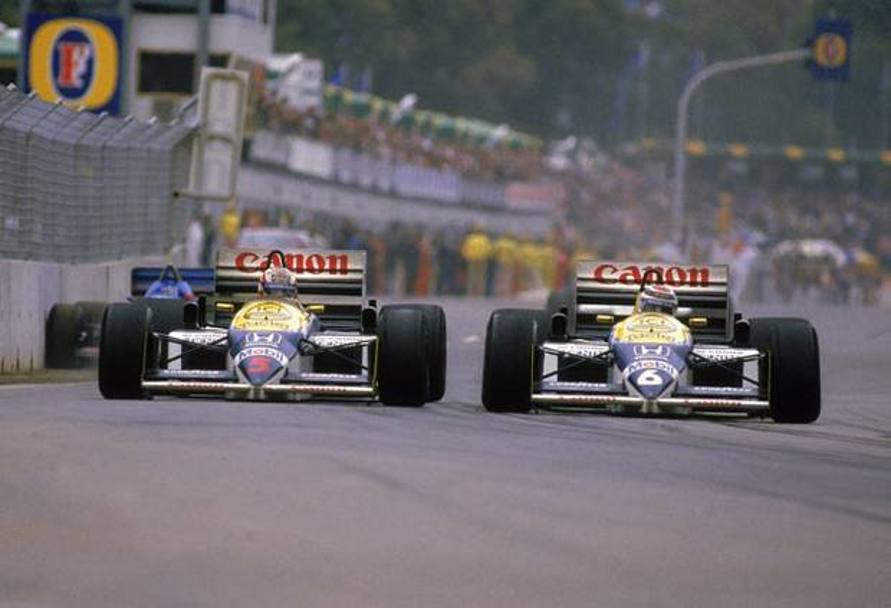 Lotta dura in Williams fra Piquet e Mansell negli anni 1986 e &#39;87